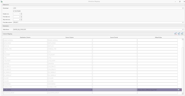Figure 2 Excel Import Configuration - Import default value via substitution parameter.jpg